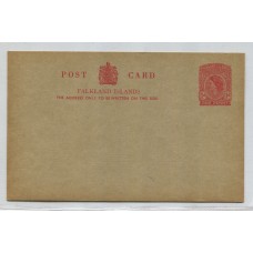 MALVINAS 1960 TARJETA ENTERO POSTAL DE ELIZABETH II NUEVO EN PERFECTA CONDICION, RARO